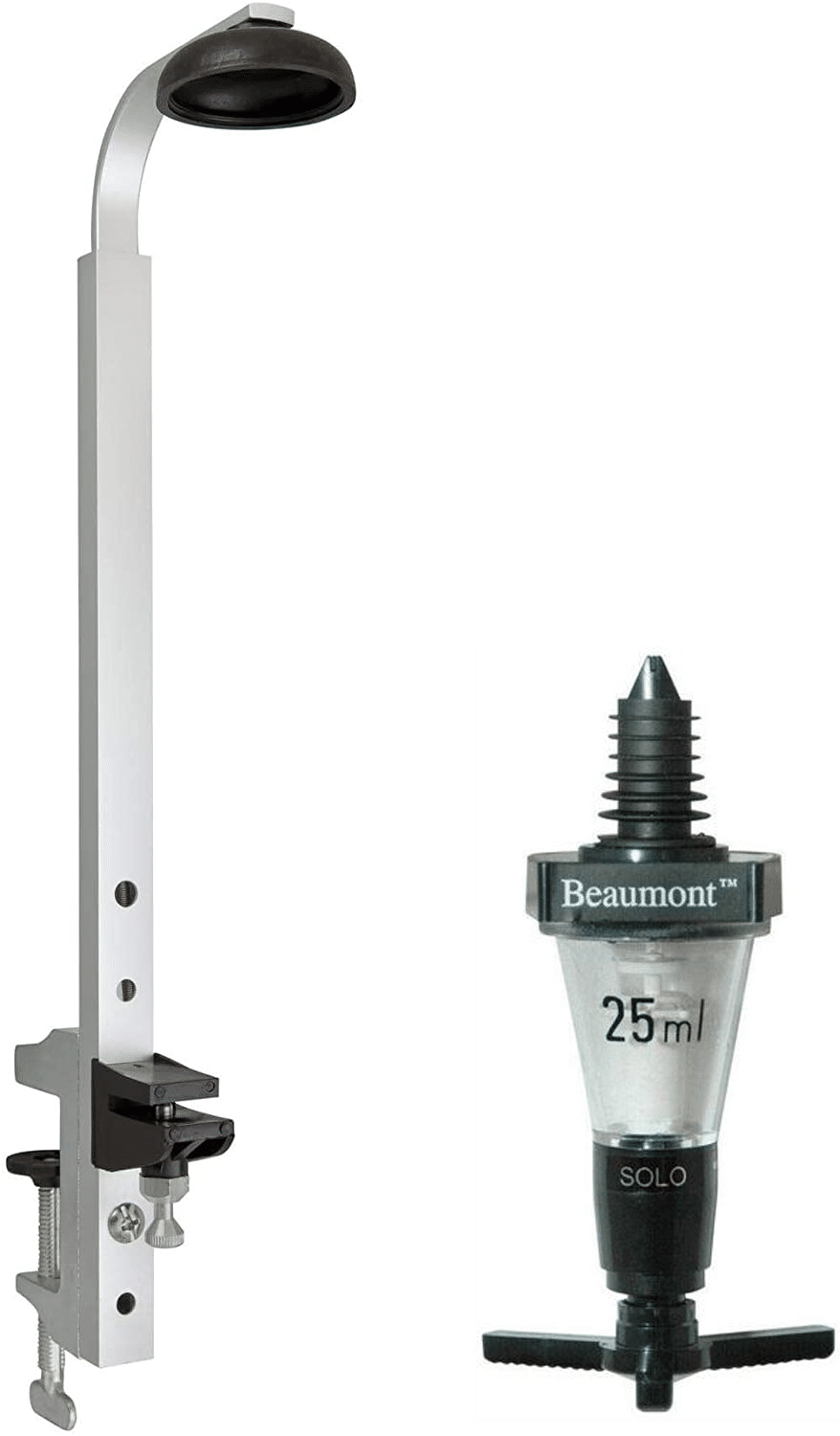 Shelf Mounted Optic Bracket for 70cl/1 Litre Bottle with 25ml Solo Measure 1 optic wall bracket