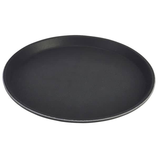 Gengrip 14" Round Non-Slip Tray Black