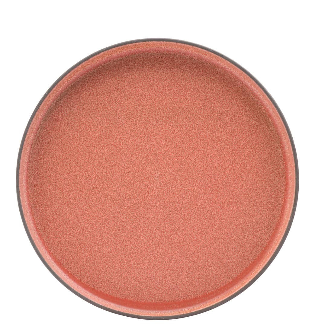 Coral Walled Plate 10.25" (26cm) - Box of 6