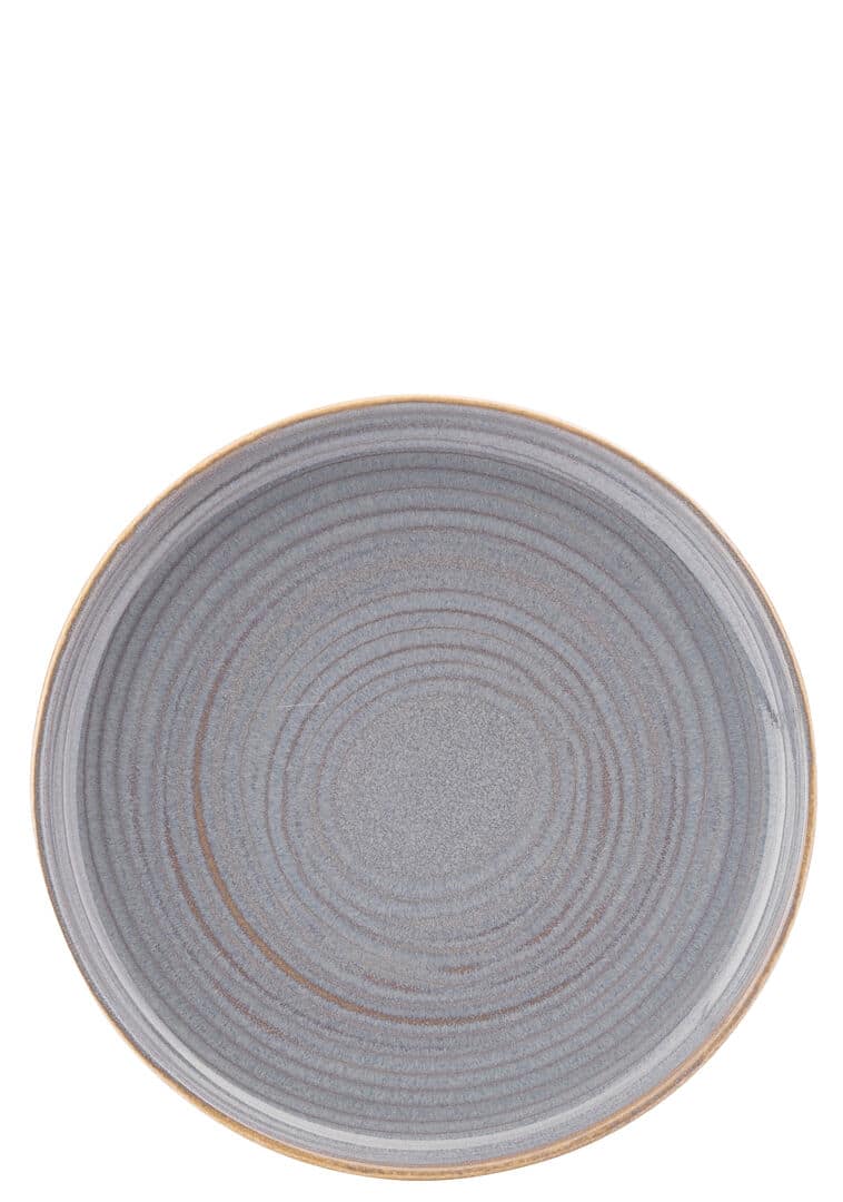 Santo Dark Grey Coupe Plate 7" (17.5cm) - Box of 6