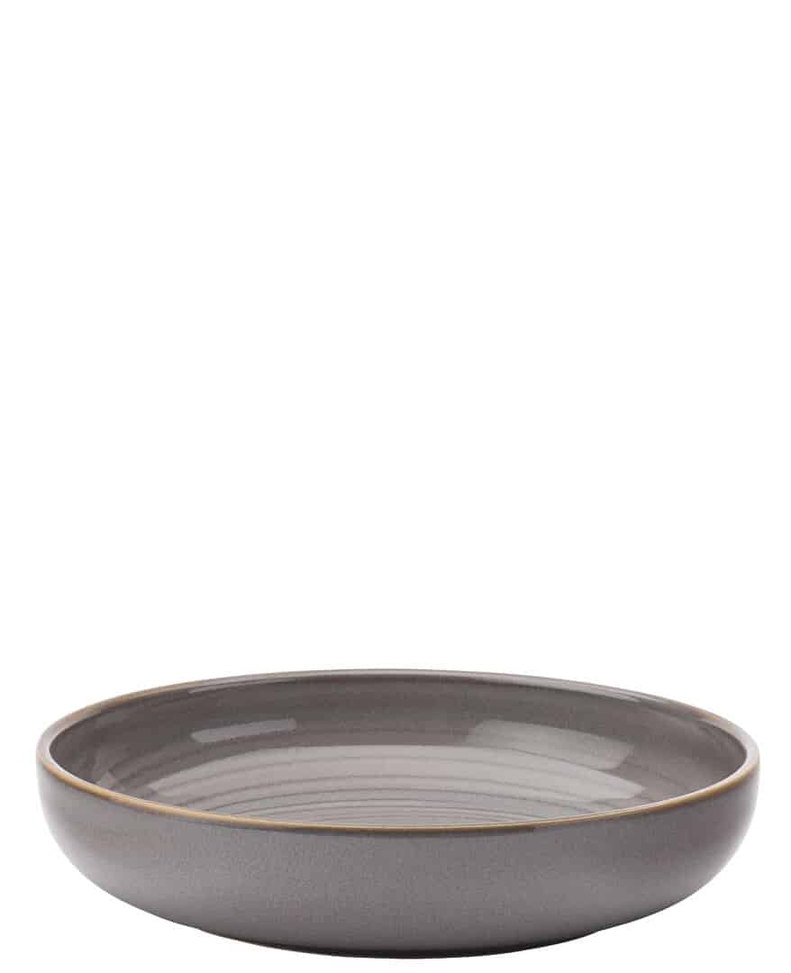 Santo Dark Grey Bowl 8.5" (22cm) - Box of 6