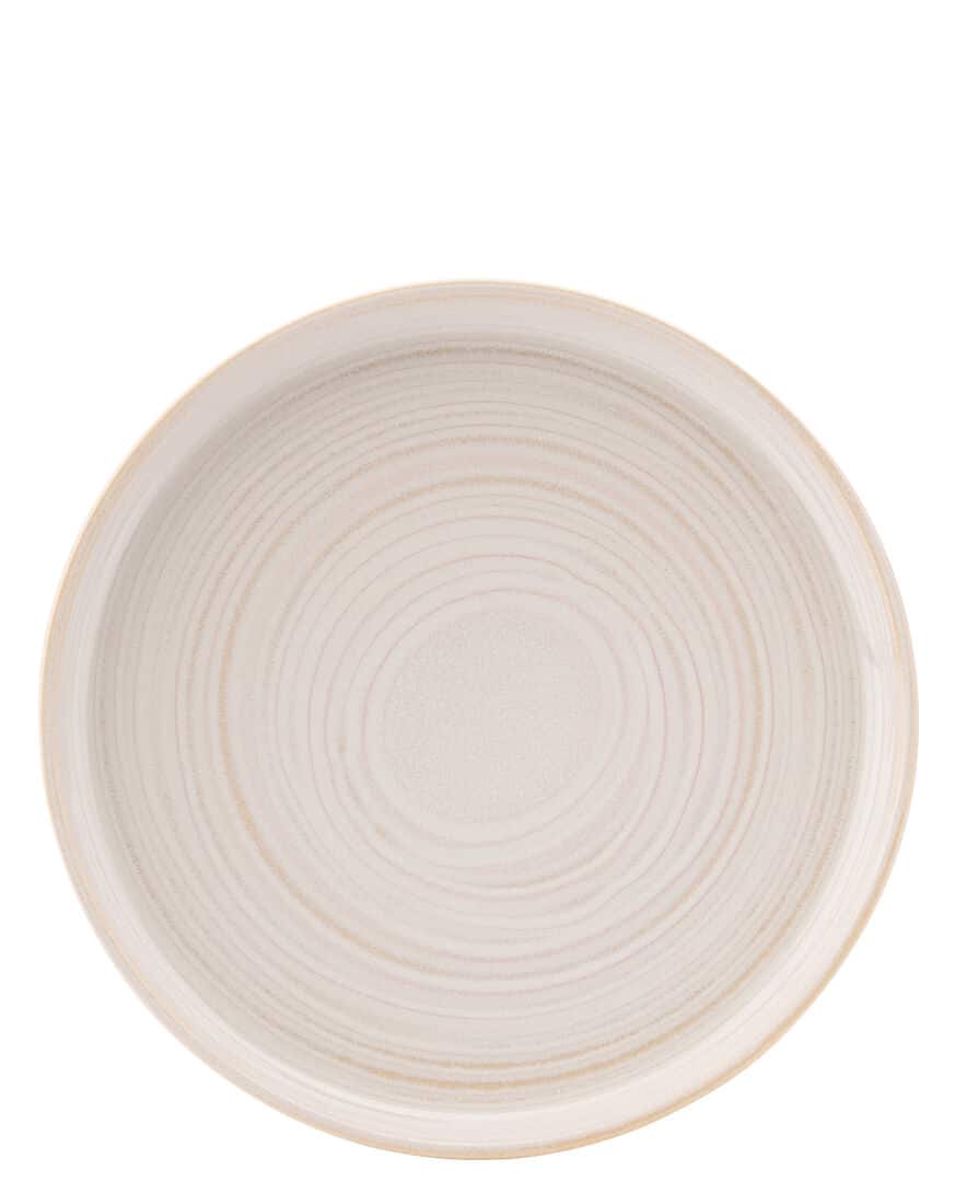 Santo Light Grey Coupe Plate 8.5" (22cm) - Box of 6
