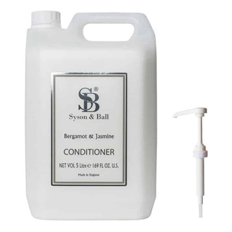 Conditioner Bergamot & Jasmine Fragrance By Syson & Ball - 5L with Pelican Pump