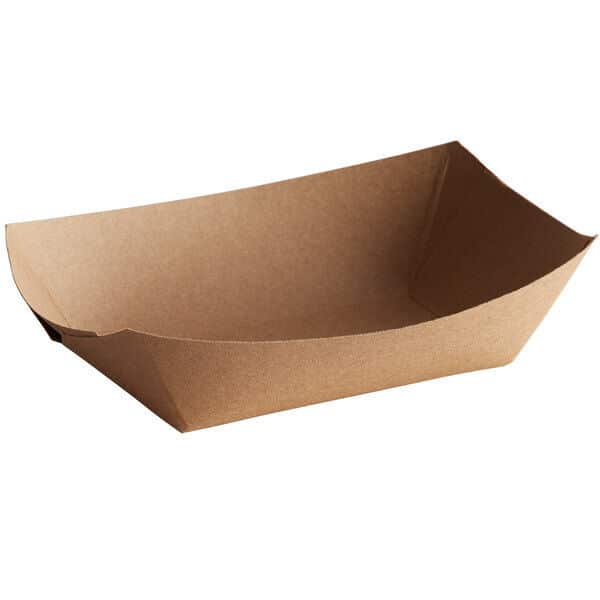 Large - Compostable Kraft Card Food Tray