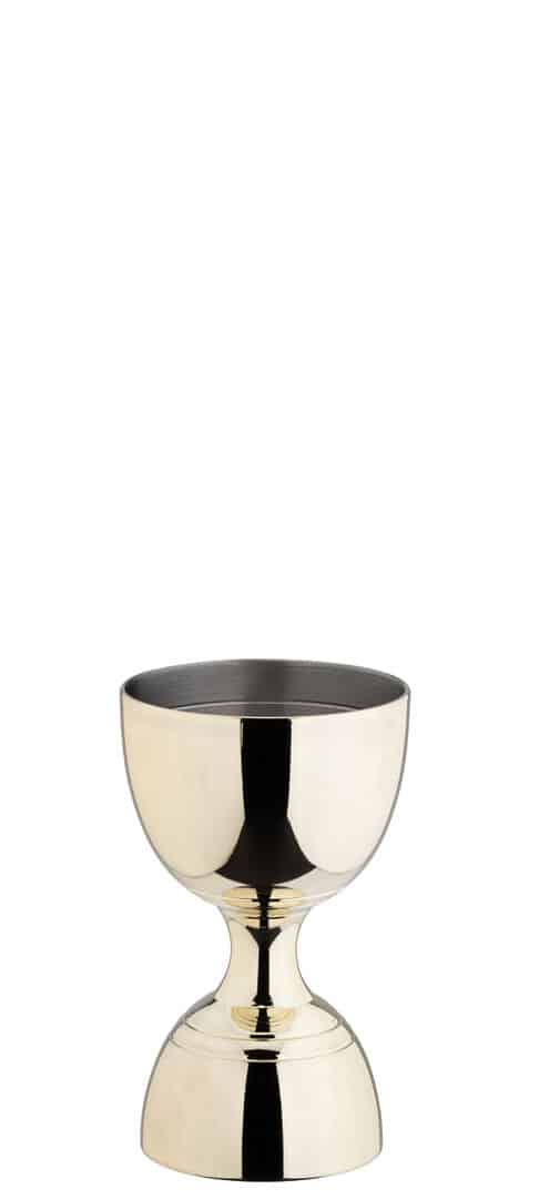 Gold Round Bulb Jigger 25ml/50ml - Pack of 6