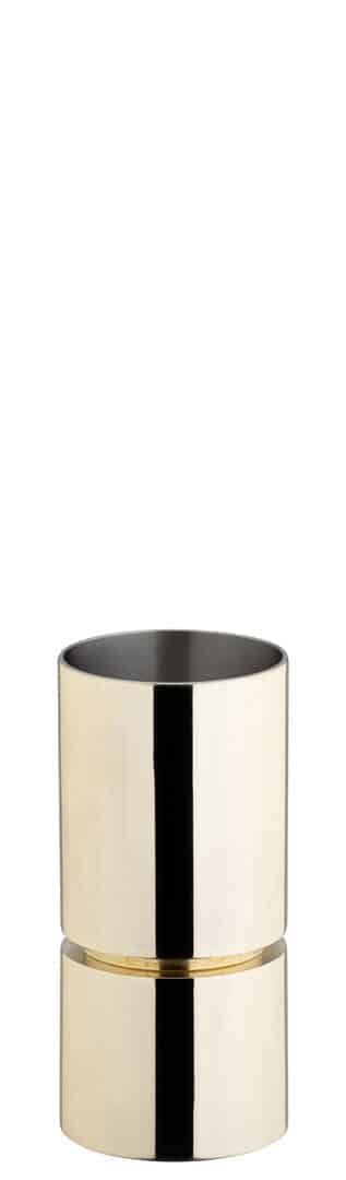 Gold Straight Sided Jigger 25/50ml - Pack of 6