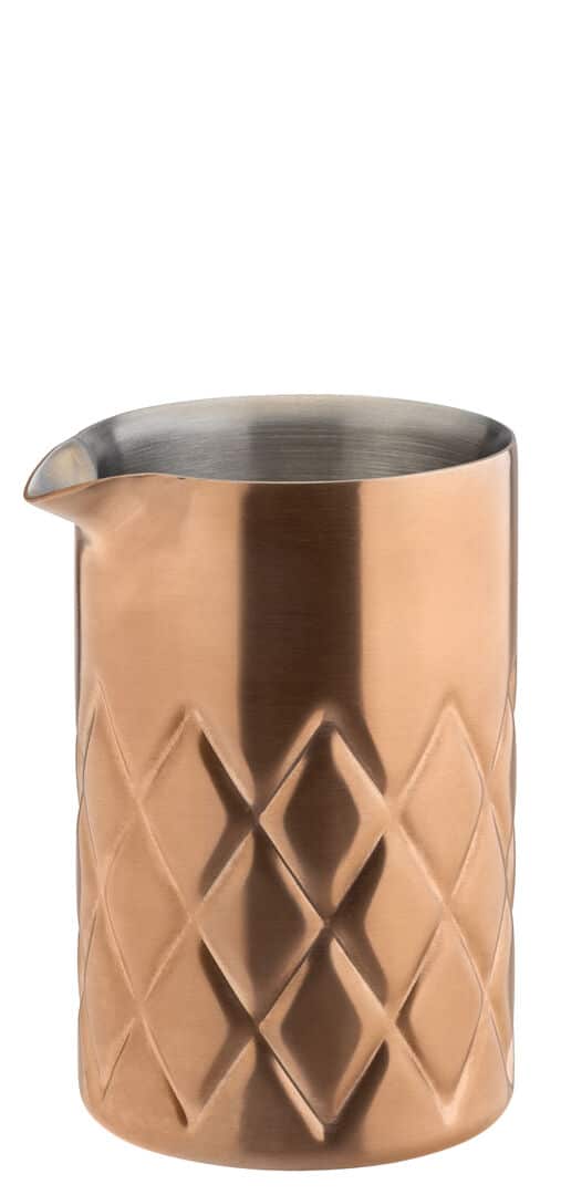 Brushed Copper Steel Double Walled Mixing Jar 58cl - Pack of 1