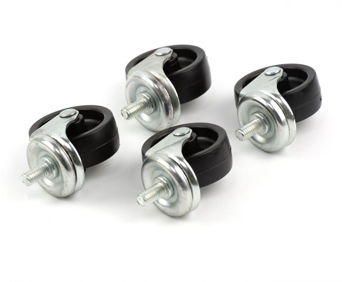 Castors/Wheels for Black Bottle Skip Bin | Pack 4 Wheels 3 Castors/Wheels for Black Bottle Skip Bin | Pack 4 Wheels - Image 3