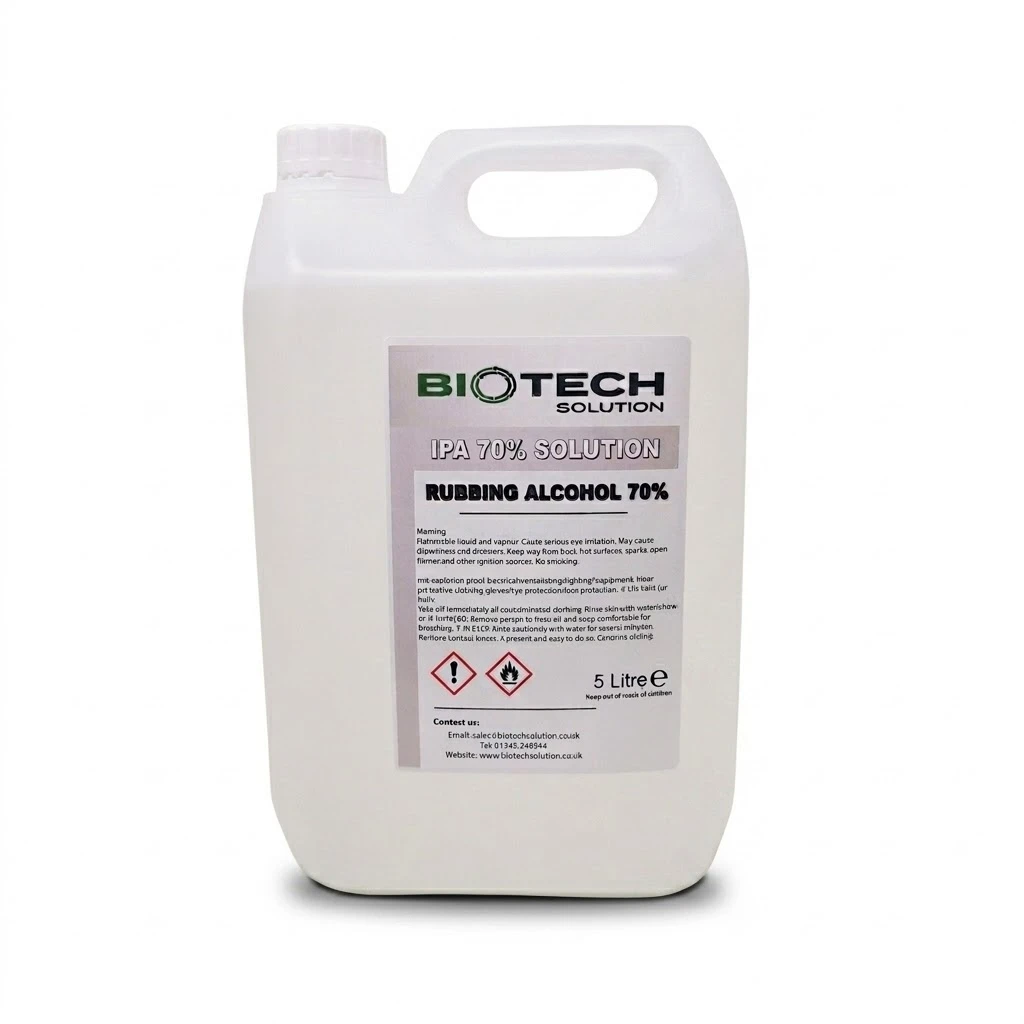 70% Isopropyl Alcohol (IPA) - Rubbing Alcohol, 5 Liter Bottle 1 70% Isopropyl Alcohol (IPA) - Rubbing Alcohol, 5 Liter Bottle