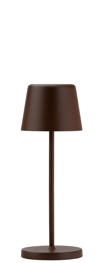 Bermuda Micro LED Cordless Lamp 21cm - Corten - Pack of 6 1 Bermuda Micro LED Cordless Lamp 21cm - Corten - Pack of 6