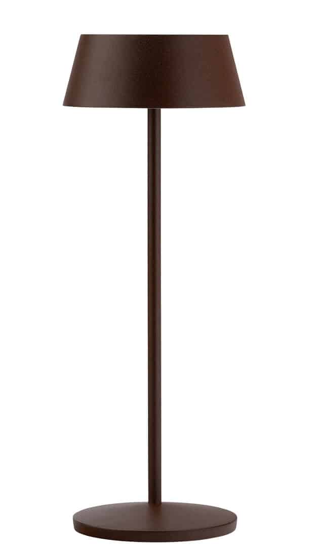Martinique LED Cordless Lamp 30cm - Corten - Pack of 6