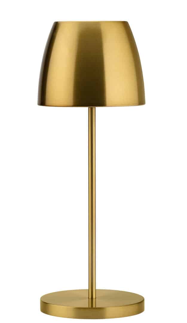 Montserrat LED Cordless Lamp 30cm - Brushed Gold - Pack of 6