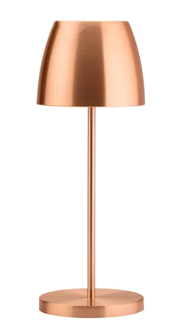 Montserrat LED Cordless Lamp 30cm - Brushed Copper - Pack of 6