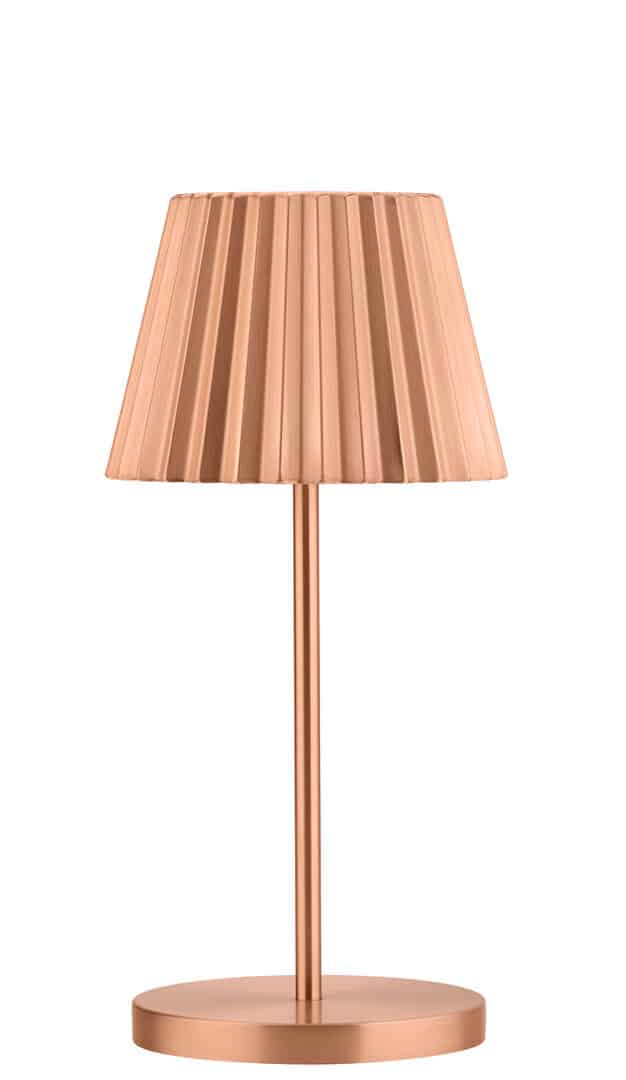 Dominca LED Cordless Lamp 26cm - Brushed Copper - Pack of 6