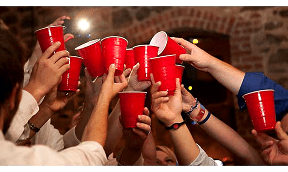 16oz Red Frat Cup - American Style Plastic Cup 2 16oz Red Frat Cup - American Style Plastic Cup - Image 2