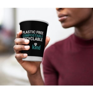 12oz CupKind Compostable Plastic Free Paper Cup
