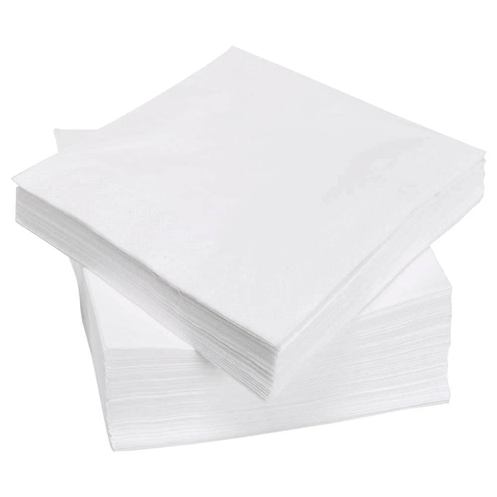 White 1ply Napkins 33cm x 33cm – 4 Fold 3 White 1ply Napkins 33cm x 33cm – 4 Fold - Image 3