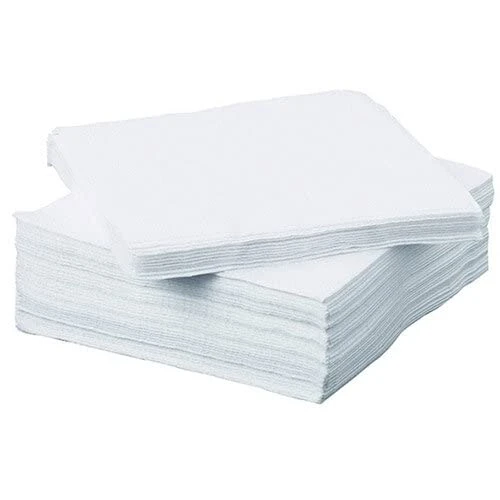 White 1ply Napkins 33cm x 33cm – 4 Fold 2 White 1ply Napkins 33cm x 33cm – 4 Fold - Image 2