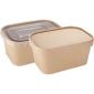 Kraft Disposable Food Container