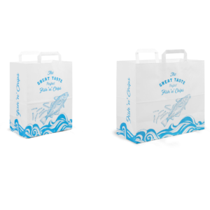 Fish and Chip Shop Paper Bag