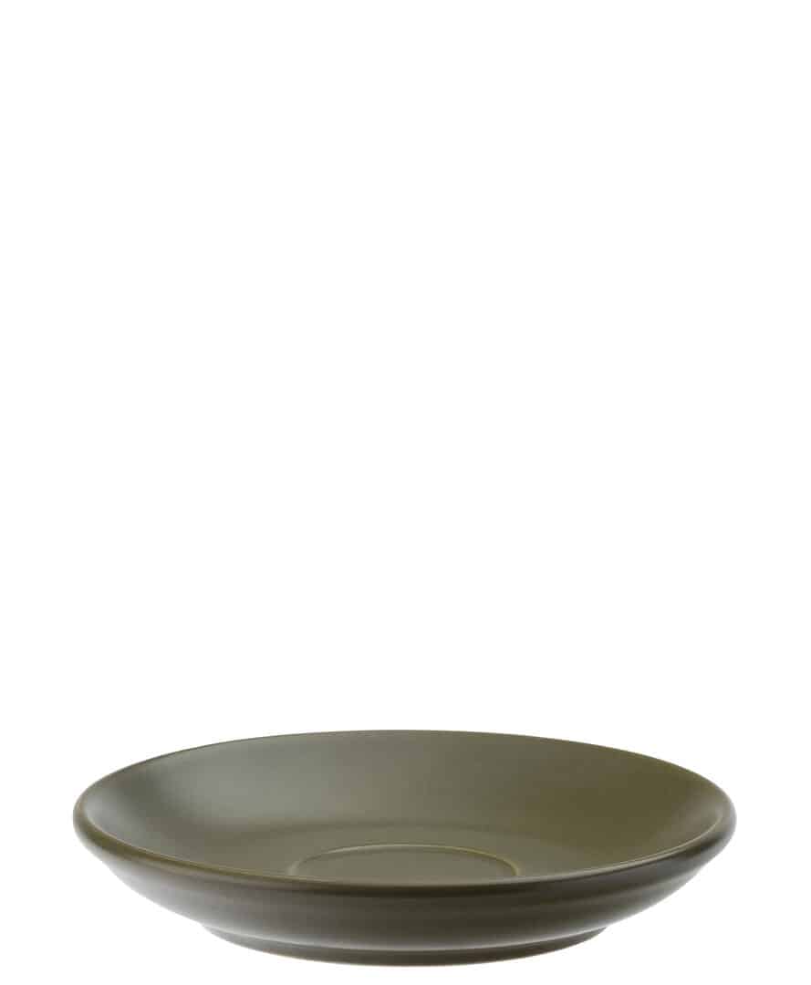Barista Espresso Matt Olive Saucer 4.75" (12cm) - Box of 12