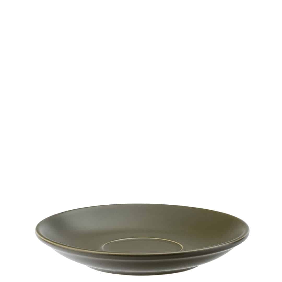 Barista Matt Olive Saucer 5.5" (14.5cm) - Box of 12