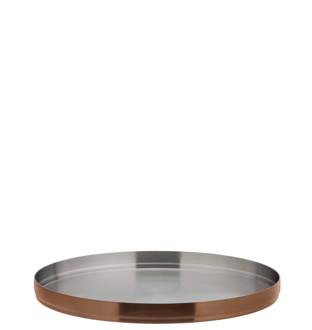 Brushed Copper Round Plate 9" (23cm)  - Box of 6