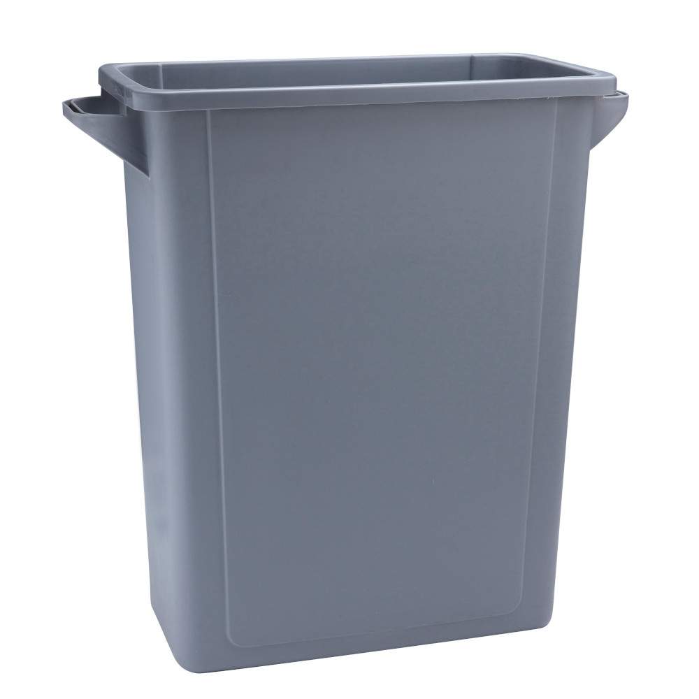 65 Litre Grey Slim Recycling Bin