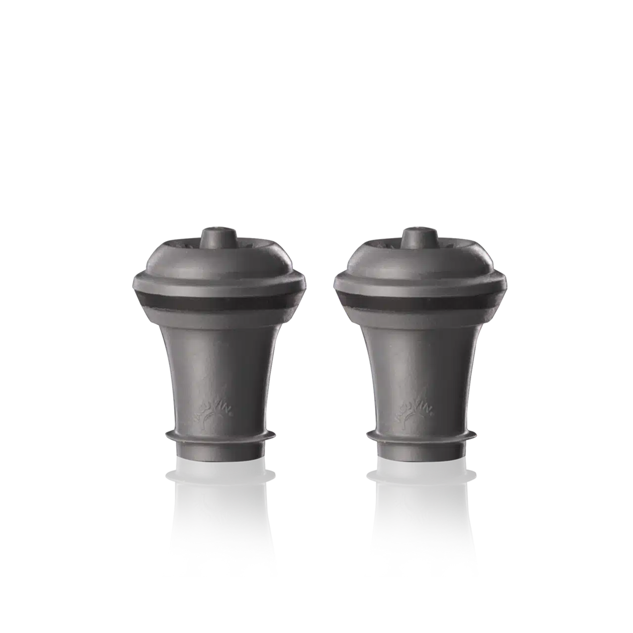 Vacuum Wine Stoppers Grey Set of 2