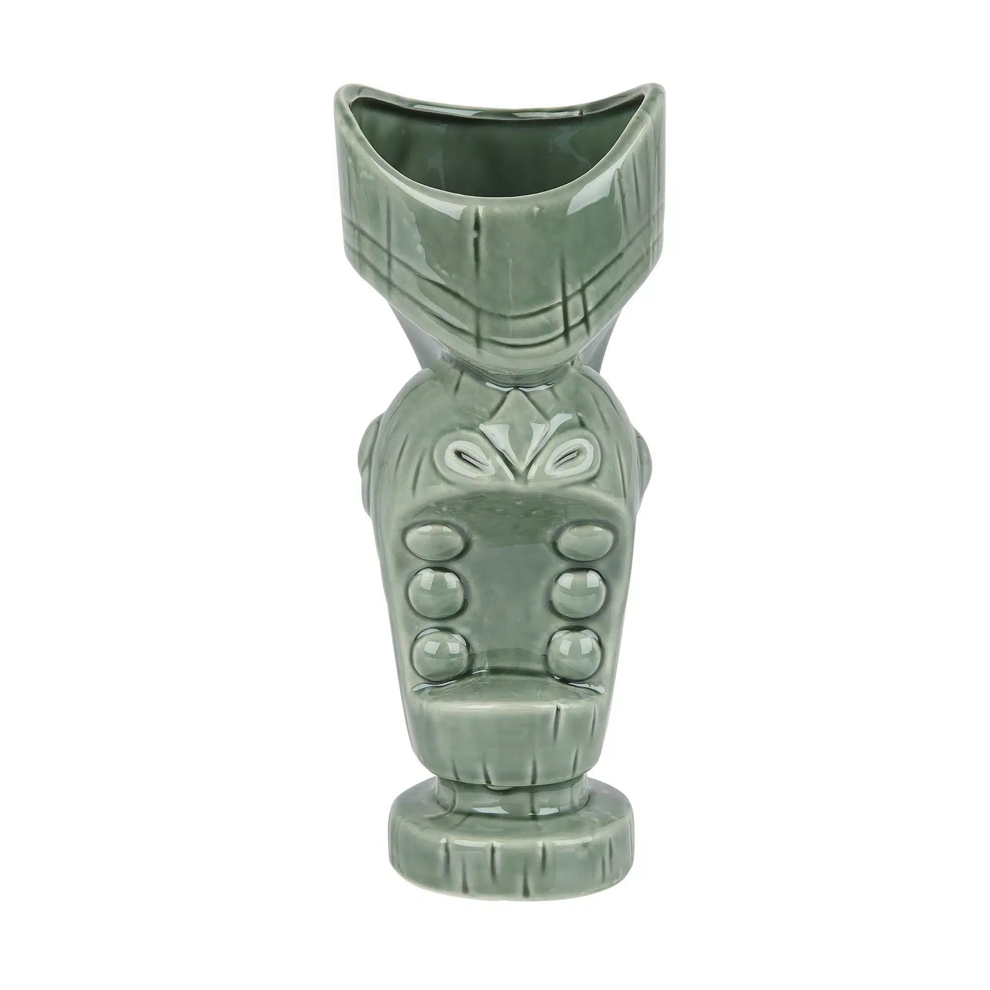 Ceramic Large Mouth Tiki Mug