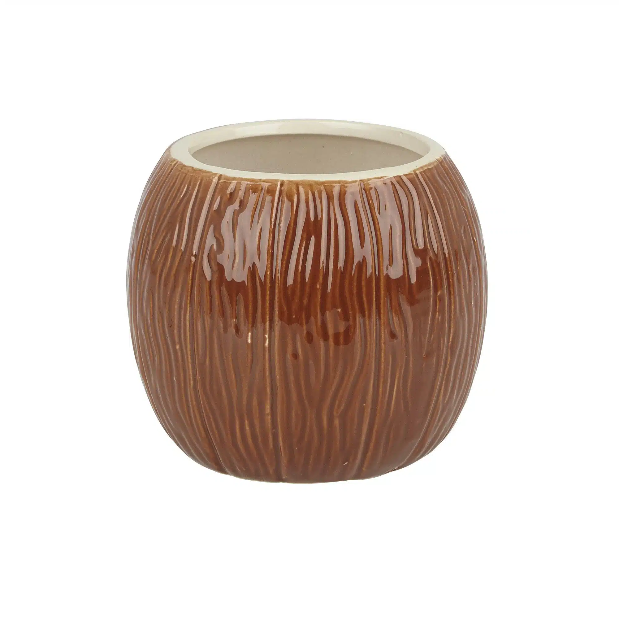 Ceramic Coconut Tiki Mug 550ml