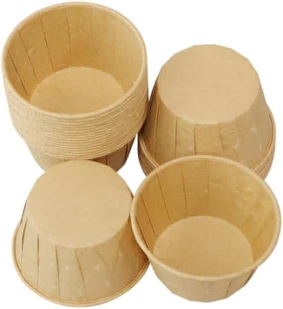We Can Source It Ltd - 2oz Kraft Brown Paper Souffle Pots