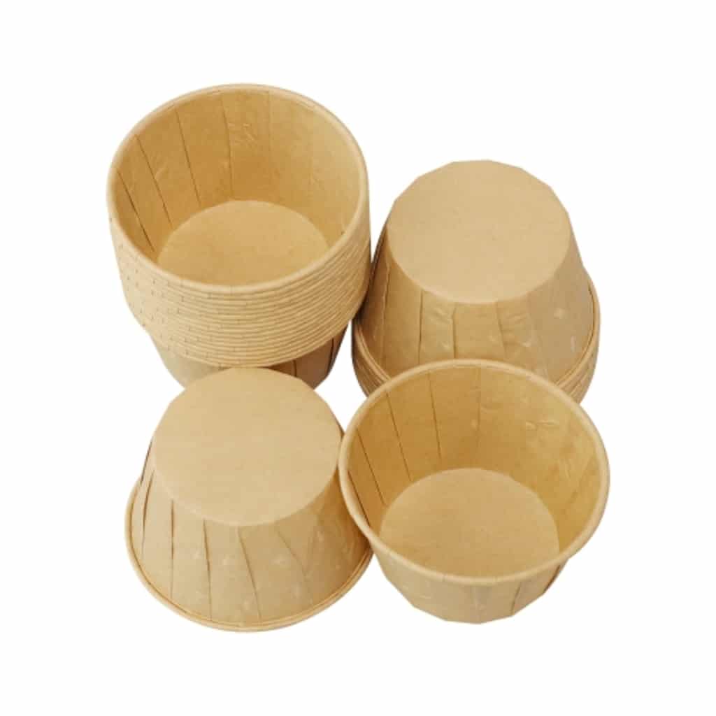 1oz Kraft Brown Paper Souffle Pots