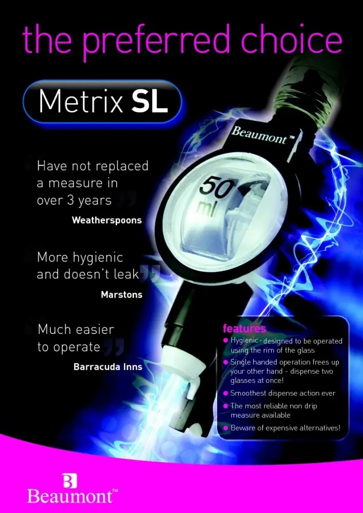 35.5ml Metrix Spirit Measure SL NGS* 2 35.5ml Metrix Spirit Measure SL NGS* - Image 2