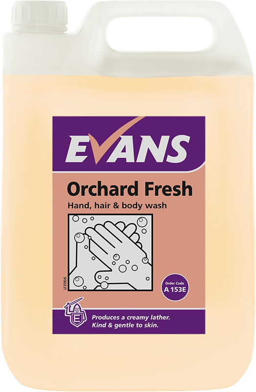 Evans Orchard Fresh - Hand Hair and Body Wash 5 Ltr Bottle