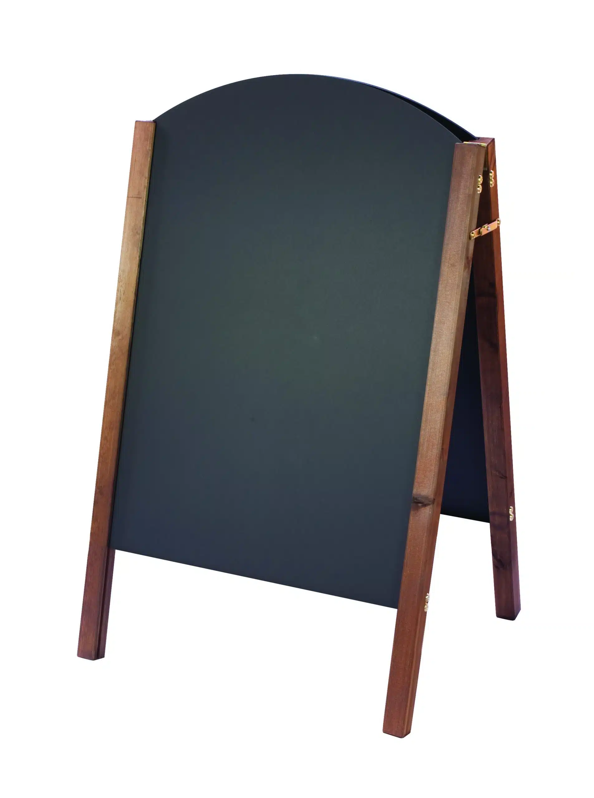 Curved Top A-Board Oak Finish H1100mm x W665mm