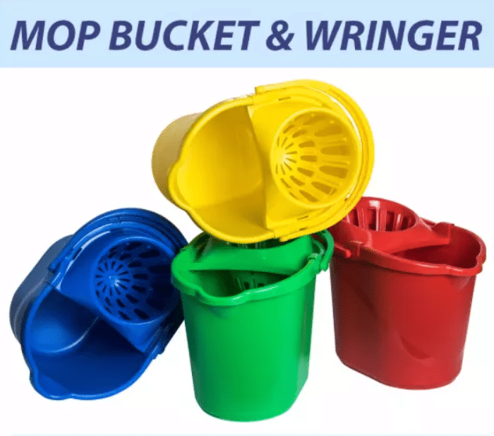 Commercial Plastic Mop Bucket & Wringer 15L