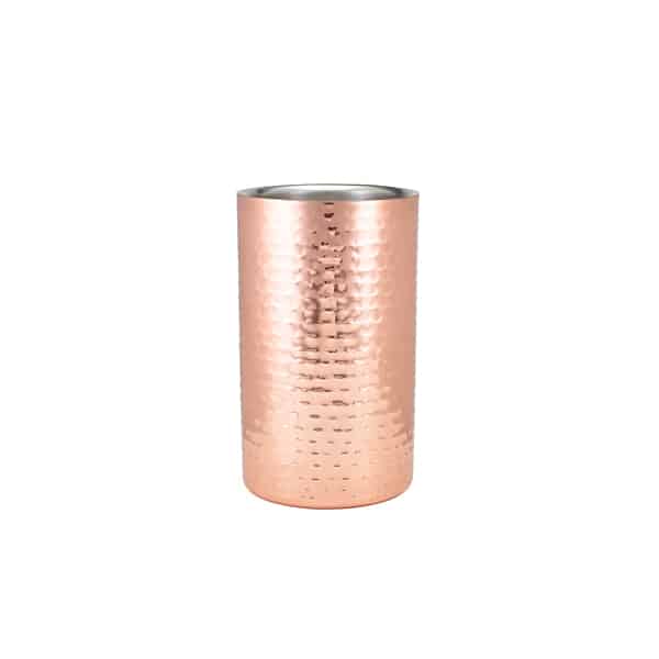 GenWare Hammered Copper Plated Wine Cooler