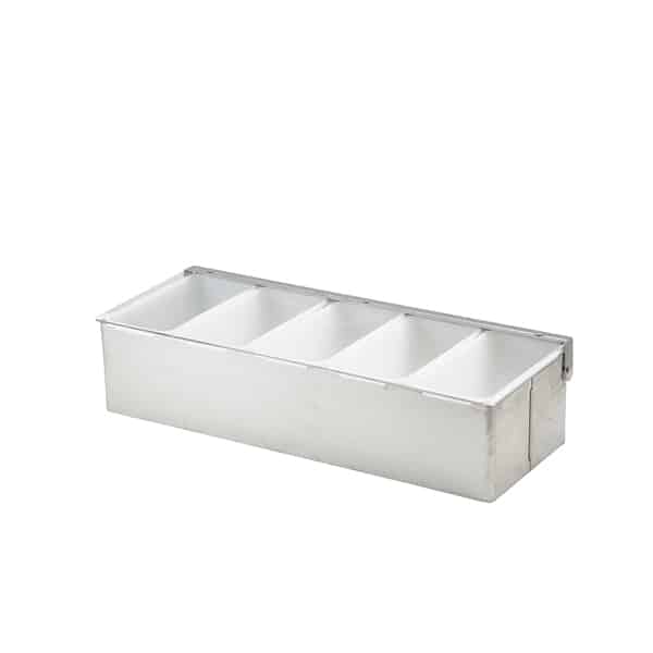 GenWare 5 Part Stainless Steel Condiment Holder