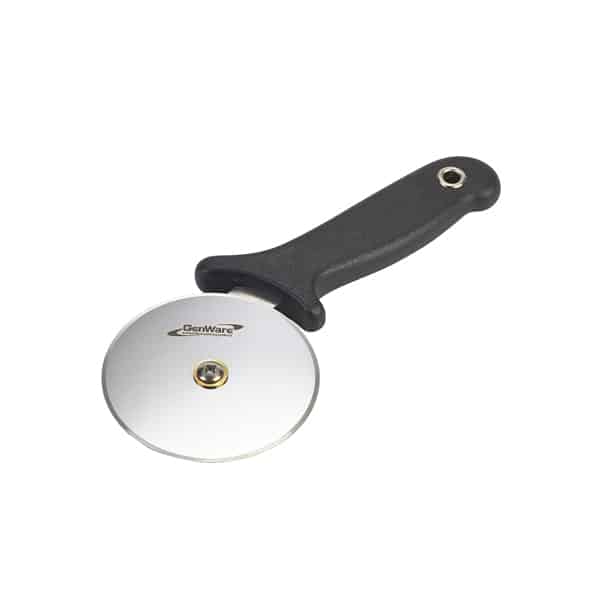 S/St.Pizza Cutter 4"Wheel/Plastic Hdl.