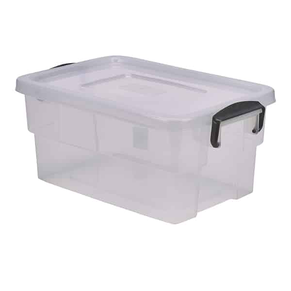 Storage Box 13L W/ Clip Handles - Pack of 4