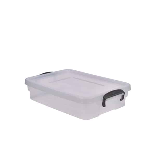 Storage Box 20L W/ Clip Handles - Pack of 4