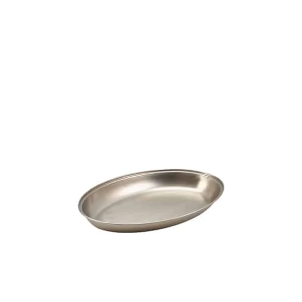 GenWare Stainless Steel Oval Vegetable Dish 17.5cm/ 7" - Pack of 1 1 GenWare Stainless Steel Oval Vegetable Dish 17.5cm/ 7" - Pack of 1