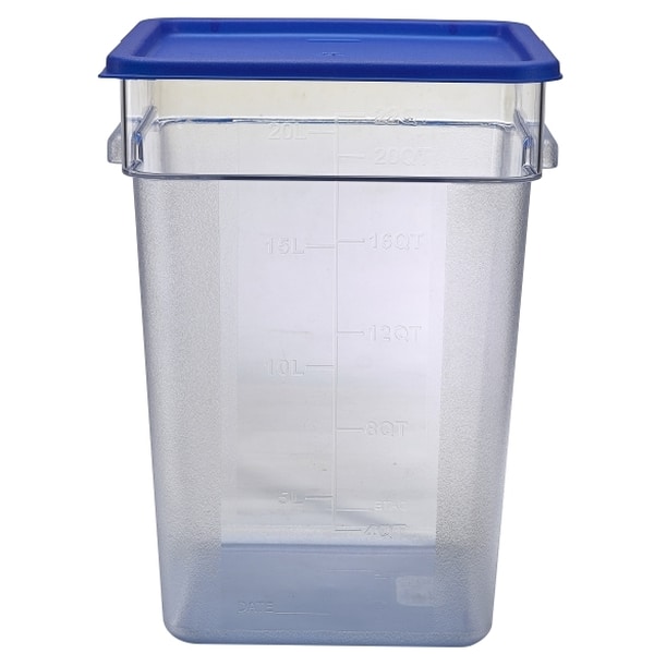 Lid Square Container 11.4/ 17.1/ 20.9L Blue 2 Lid Square Container 11.4/ 17.1/ 20.9L Blue - Image 2