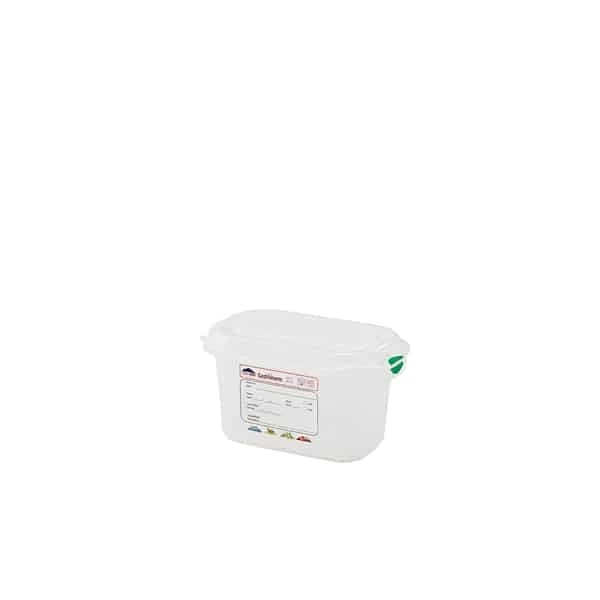 GN Storage Container 1/9 100mm Deep 1L - Pack of 12 1 GN Storage Container 1/9 100mm Deep 1L - Pack of 12