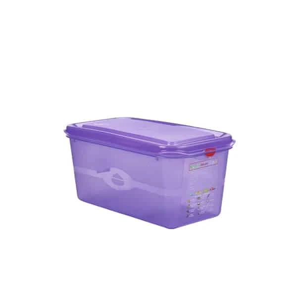 Allergen GN Storage Container 1/3 150mm Deep 6L - Pack of 6 1 Allergen GN Storage Container 1/3 150mm Deep 6L - Pack of 6
