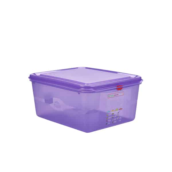 Allergen GN Storage Container 1/2 150mm Deep 10L - Pack of 6