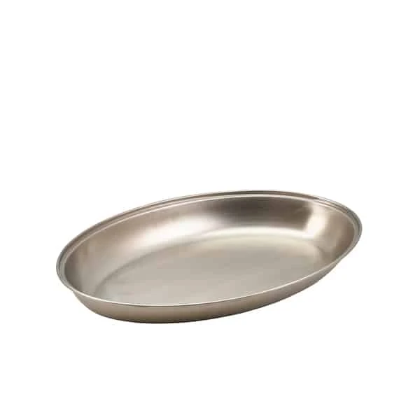 GenWare Stainless Steel Oval Vegetable Dish 35cm/ 14" - Pack of 1 1 GenWare Stainless Steel Oval Vegetable Dish 35cm/ 14" - Pack of 1