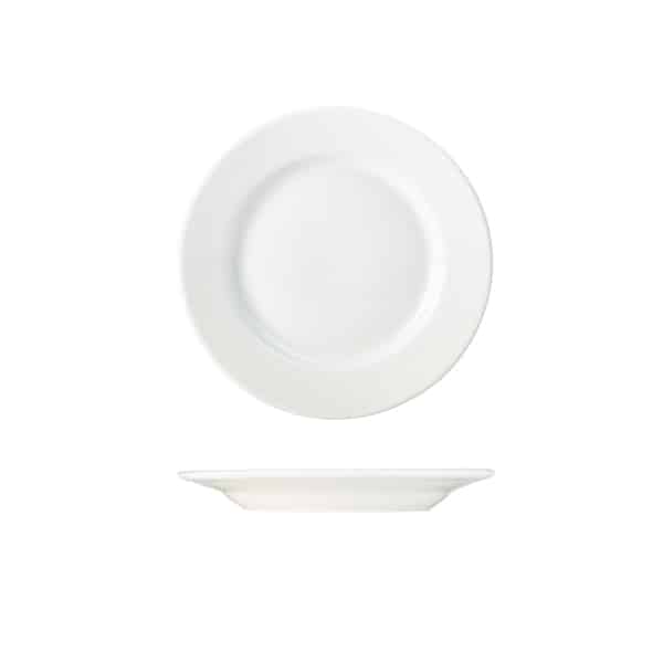 Genware Porcelain Classic Winged Plate 19cm/ 7.5" - Pack of 6 1 Genware Porcelain Classic Winged Plate 19cm/ 7.5" - Pack of 6