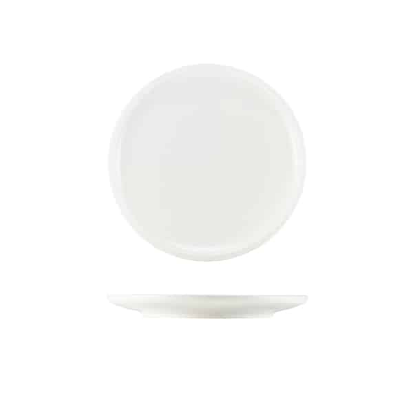 GenWare Porcelain Flat Rim Plate 20cm/ 8" - Pack of 6